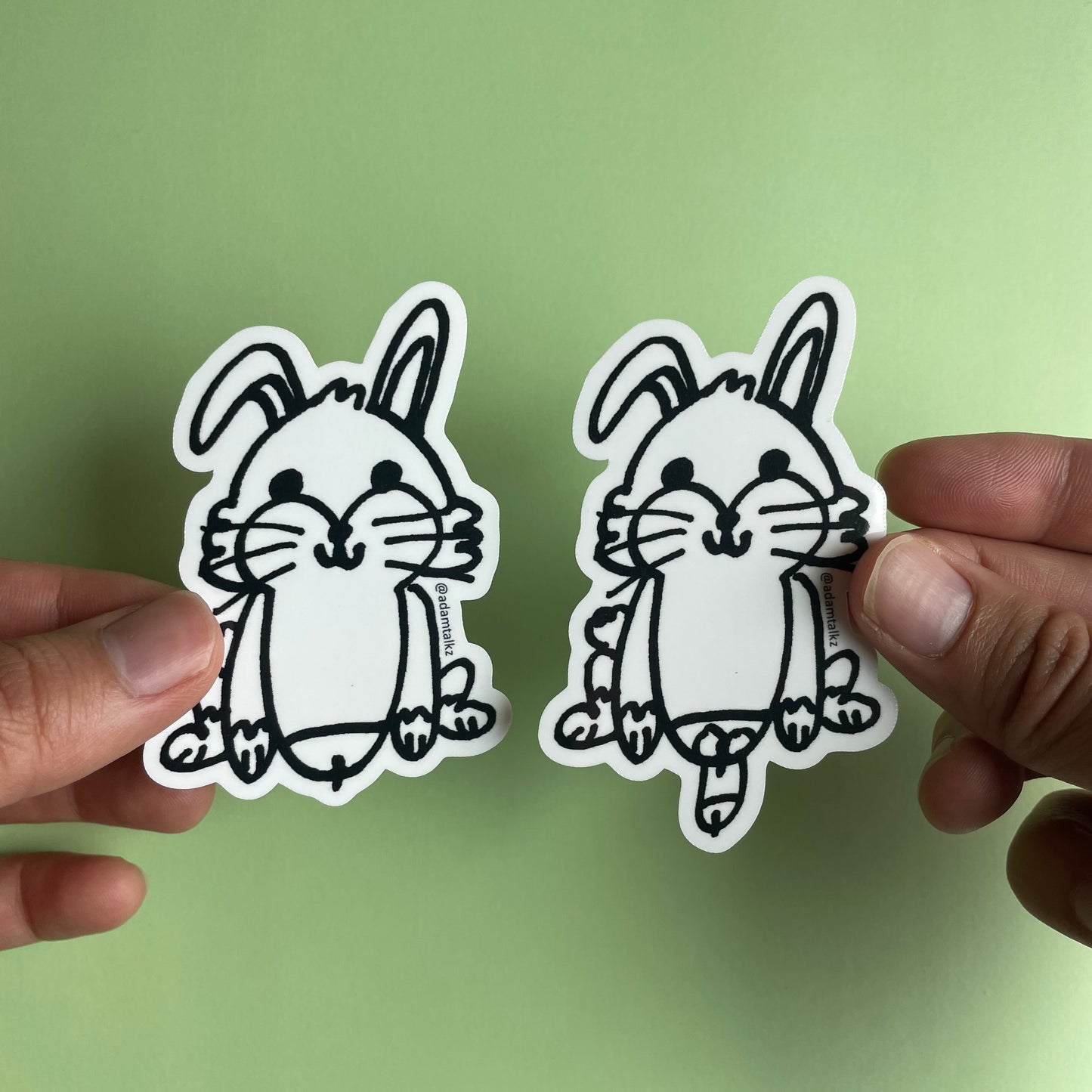Bunny PP Sticker