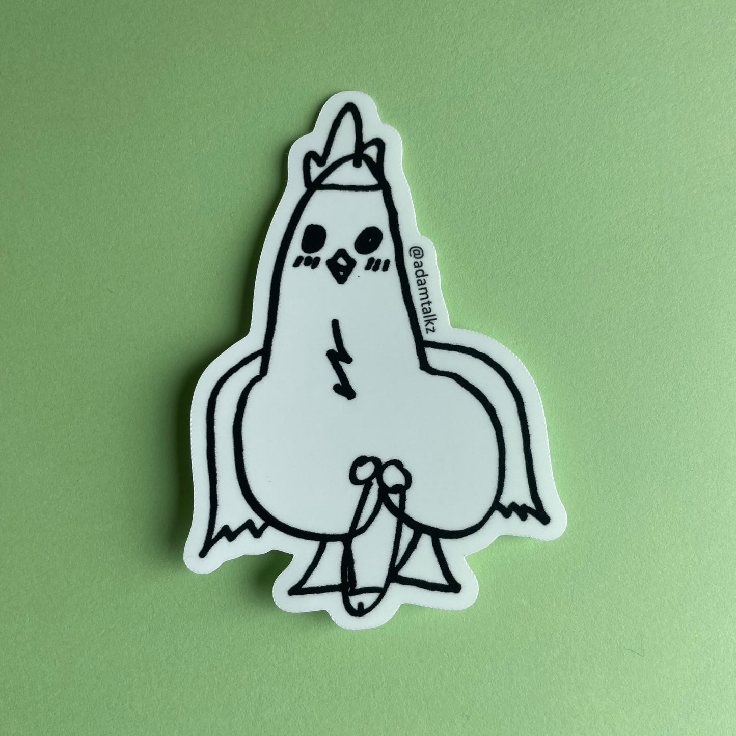 Chicken PP Sticker