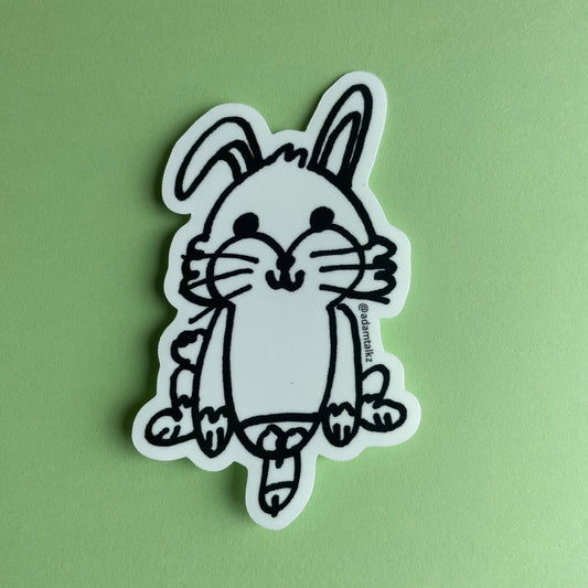 Bunny PP Sticker