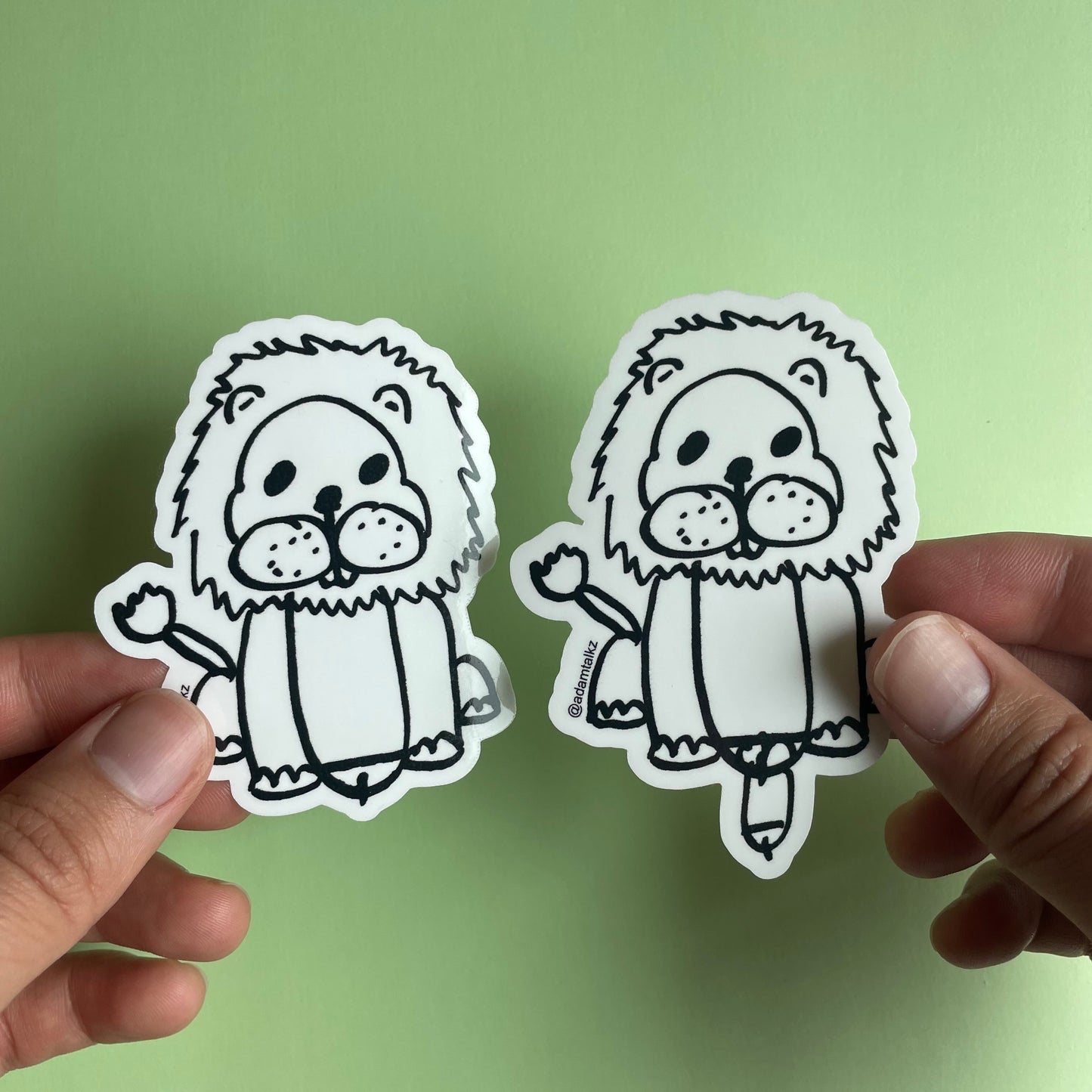 Lion PP Sticker