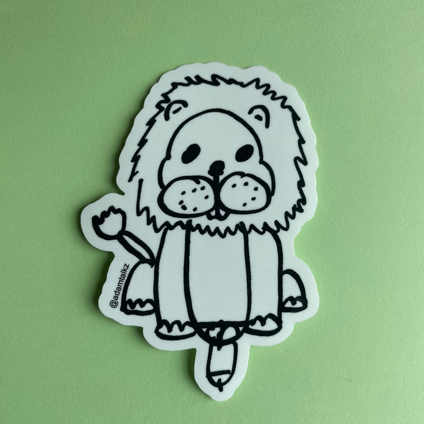 Lion PP Sticker