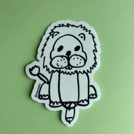 Lion PP Sticker