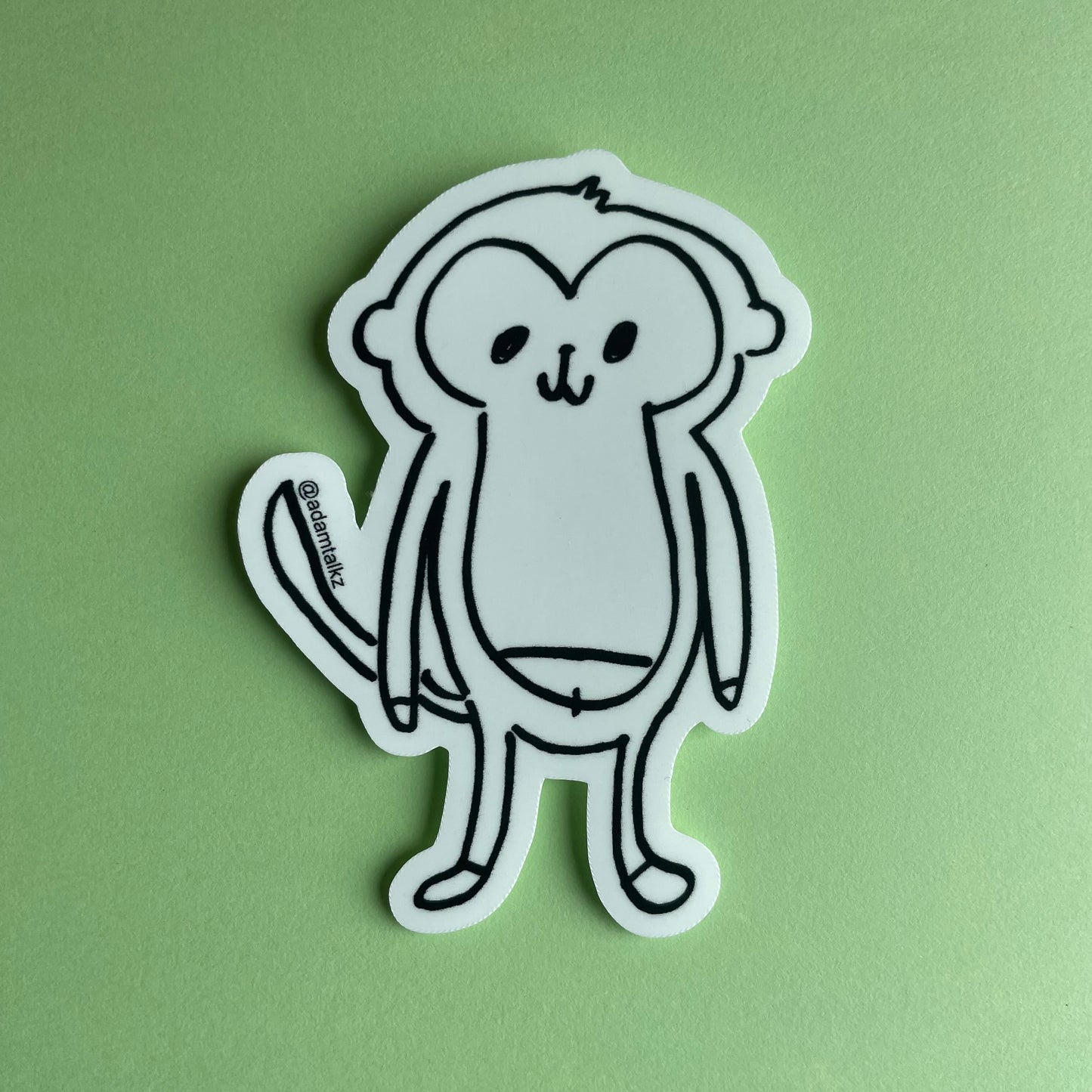 Monkey Sticker